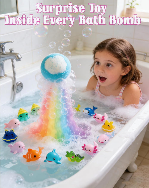 Cute Dinosaur Eggs Ocean Themed Bath Balls Bubble Bath Toy Gift Set Sea Salt Organizer Color Changing Hot Spring For Bathroom