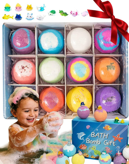 Cute Dinosaur Eggs Ocean Themed Bath Balls Bubble Bath Toy Gift Set Sea Salt Organizer Color Changing Hot Spring For Bathroom